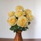 20" Yellow Rose Bush Set of 6 - Vibrant Artificial Flowers, Indoor/Outdoor Decor, Perfect for Home, Events, and Weddings - Year-Round Display, Floral Home by Artificial Flowers